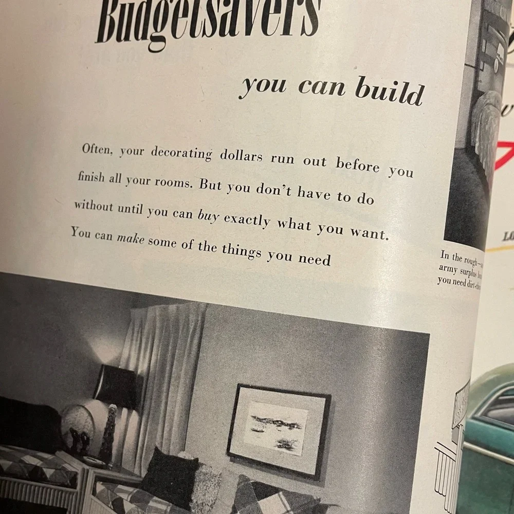 1952 Vgt Better Homes and gardens 242 page magazines  mid century read